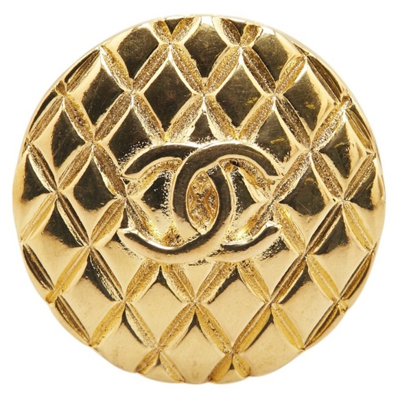 Chanel Coco Mark Gold Gold Plated brooch - Picture 1 of 5